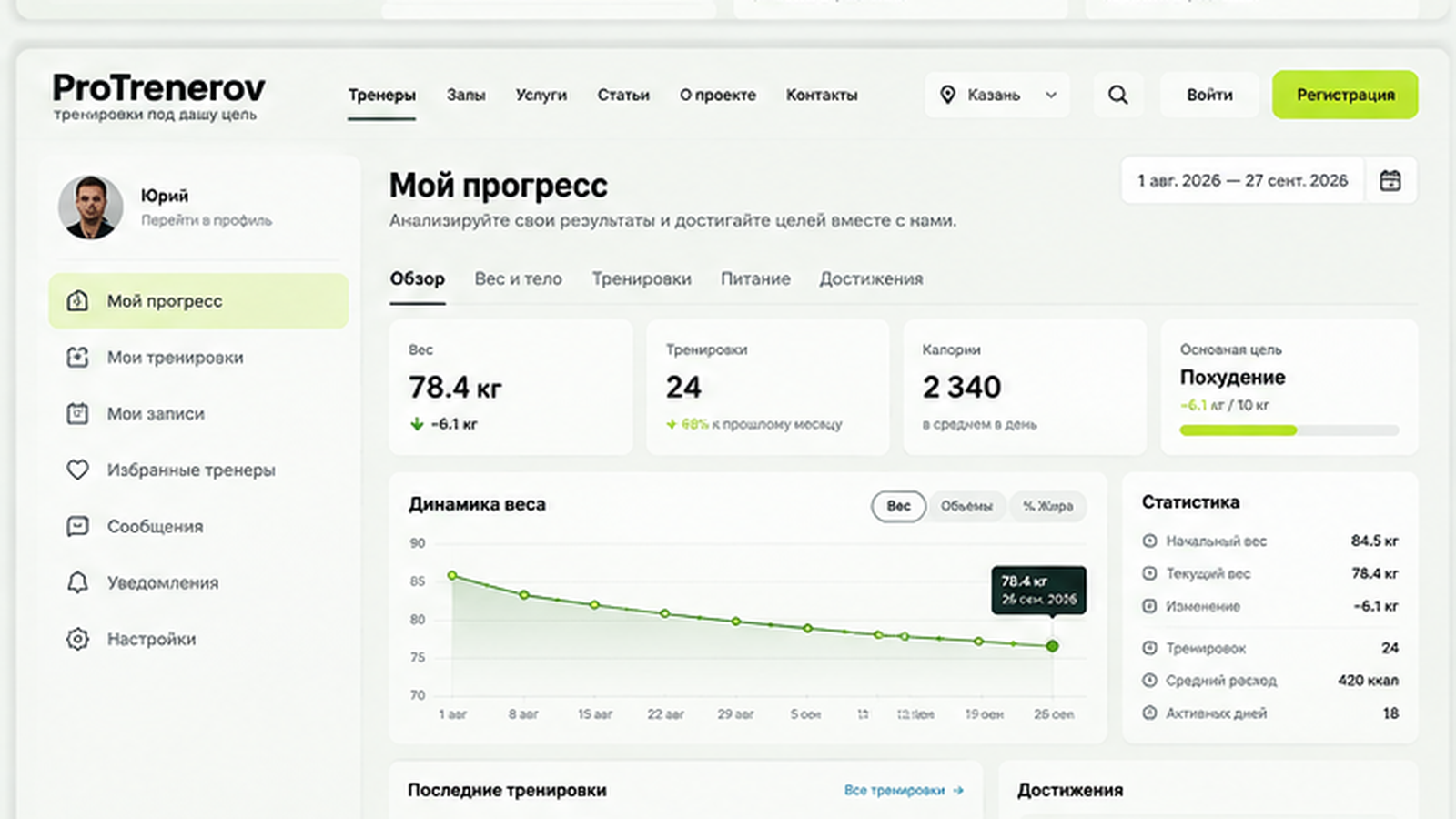 Мой прогресс